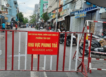 Phong tỏa khu phố thuộc phường T&acirc;n Quy (quận 7).