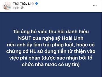 Tôi ủng hộ thu hồi danh hiệu NSƯT của Hoài Linh nếu làm trái pháp luật - 1