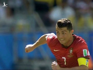 Clip: Cristiano Ronaldo chạy 100m trong 15 giây, phá lưới ĐT Đức - Ảnh 1.