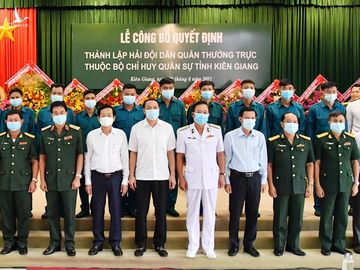 Hải đội dân quân Thường trực tỉnh Kiên Giang.