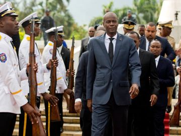 Tổng thống Haiti Jovenel Moise tại thủ đô Port-au-Prince hồi năm 2018. Ảnh: AP.