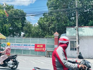 Công ty Long Việt nơi phát hiện F0 /// Ảnh: ĐỖ TRƯỜNG
