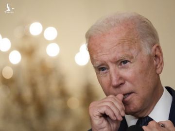 Tổng thống Joe Biden tại cuộc họp báo ngày 26.8 ở Nhà Trắng /// AFP