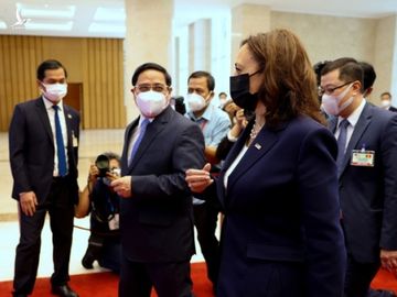 Thủ tướng Phạm Minh Chính hội kiến Phó Tổng thống Mỹ Kamala Harris - Ảnh 3.