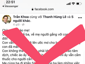 Hai tài khoản Facebook bị xử phạt vì vô ý chia sẻ tin bác sĩ Khoa nhường ống thở cứu sản phụ - Ảnh 1.