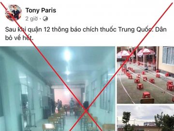 TP.HCM: 'Quận 12 thông báo chích vaccine Trung Quốc dân bỏ về hết' là tin giả - 1