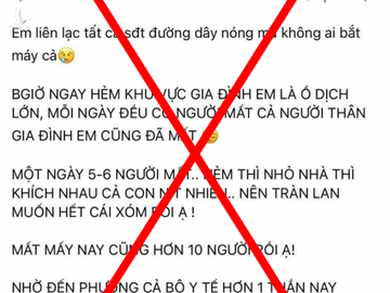 TP.HCM: 'Hẻm 196 Tôn Thất Thuyết, Q.4 mỗi ngày có 5-6 người mất' là tin sai sự thật - ảnh 1