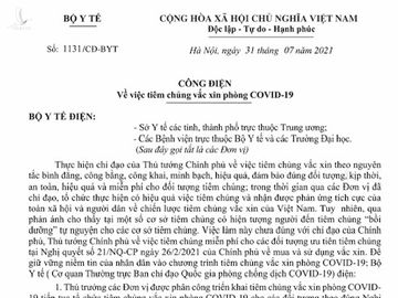 Có hiện tượng 'bồi dưỡng' tự nguyện cho đơn vị tiêm vắc xin Covid-19 - ảnh 1