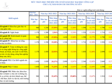 Học phí đại học năm học 2021 - 2022 không tăng, năm học tiếp theo sẽ tăng vọt - ảnh 4