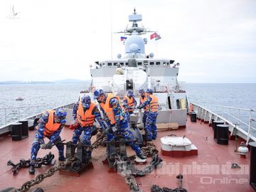 Đội Kỹ năng hàng hải đạt thành tích tập luyện vượt trội tại Liên bang Nga - Ảnh 1.
