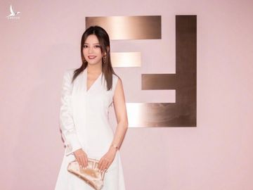 Triệu Vy tại sự kiện của Fendi