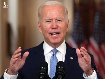 Tổng thống Mỹ Joe Biden phát biểu tại Nhà Trắng hôm 31/8. Ảnh: AFP.