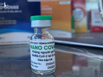 Vắc xin Nanocovax do Nanogen sản xuất /// Ảnh Đình Tuyển 