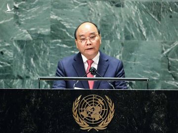 Hình ảnh Chủ tịch nước Nguyễn Xuân Phúc phát biểu tại Đại hội đồng Liên hợp quốc - Ảnh 3.