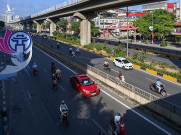 Giao thong Ha Noi gian cach xa hoi anh 8