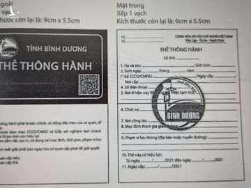 Bình Dương: Từ 5-9, người dân ra đường phải có giấy thông hành - ảnh 1