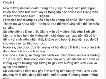 Giảng viên đuổi sinh viên ra khỏi lớp online: Không kiềm chế được cảm xúc - Ảnh 1.