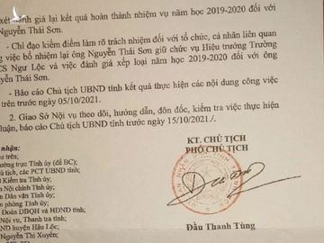 Đang bị xem xét kỷ luật, một hiệu trưởng ở Thanh Hóa được ưu ái bổ nhiệm lại - Ảnh 2.