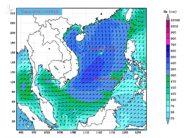 NÓNG: Áp thấp nhiệt đới chính thức mạnh lên thành bão số 7 LIONROCK giật cấp 10, hướng vào miền Trung - Ảnh 2.