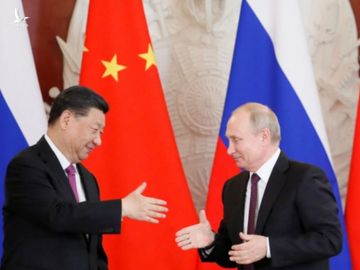 Chủ tịch Trung Quốc Tập Cận Bình và Tổng thống Nga Vladimir Putin. Ảnh: Reuters