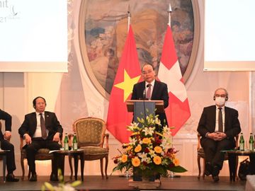 Chủ tịch nước: Việt Nam Thuỵ Sĩ tiến lên như hai người bạn đáng tin cậy