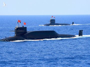 Tàu ngầm hạt nhân Trung Quốc nổi lên 'hiếm thấy' ở eo biển Đài Loan - ảnh 2