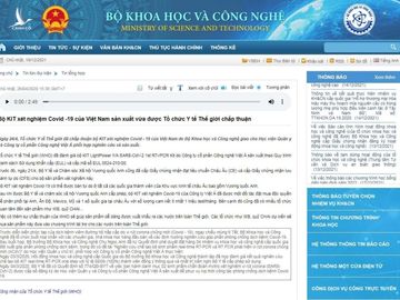 Kit test COVID-19 của Việt Á từng được giới thiệu thế nào tại họp báo Bộ KH&CN? - 2