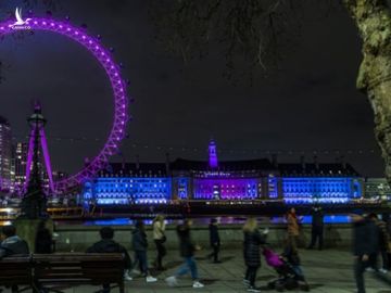 Quang cảnh có phần vắng lặng hơn ở London, Anh. ẢnhREX/Shutterstock.