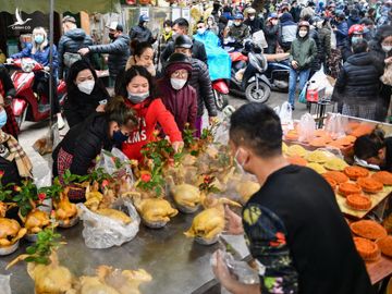 Ga ngam hoa hong cung giao thua dat khach anh 4