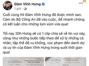 Đàm Vĩnh Hưng lên tiếng sau khi được minh oan &quot;ăn chặn&quot; tiền từ thiện - Ảnh 1.