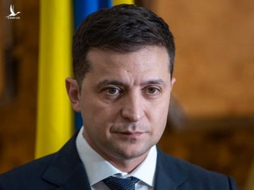 Tổng thống Ukraine V.Zelensky. Ảnh: AP