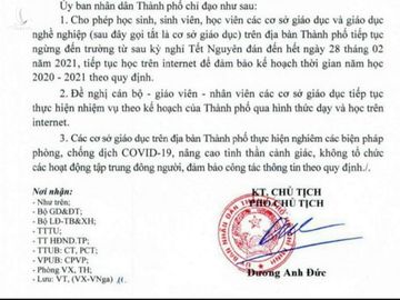 TP.HCM: Không có việc cho học sinh nghỉ đến ngày 28-2 do COVID-19 - Ảnh 1.