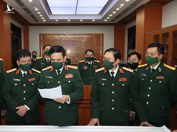 Đại tướng Phan Văn Giang chủ trì giao ban Bộ Quốc phòng đầu Xuân