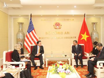Bộ trưởng Tô Lâm tiếp Đại sứ Hoa Kỳ Mark Knapper.