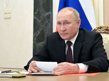 Tổng thống Nga Vladimir Putin trong cuộc họp với thành viên Hội đồng An ninh Quốc gia ngày 21/1. Ảnh: RIA Novosti.