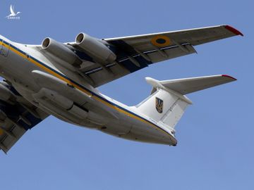 Vận tải cơ Il-76 Ukraine trong một chuyến bay năm 2019. Ảnh: Planespotters.
