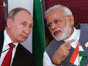 Tổng thống Nga Vladimir Putin và Thủ tướng Ấn Độ trong cuộc gặp tại Hội nghị thượng đỉnh BRICS ở Benaulim, Ấn Độ năm 2016. Ảnh: Getty