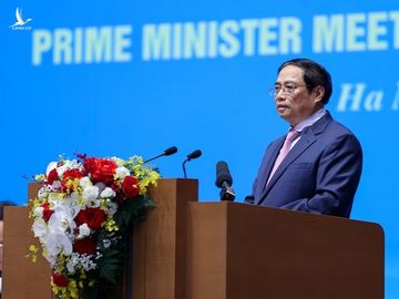 Thủ tướng Phạm Minh Chính phát biểu tại hội nghị lắng nghe ý kiến của doanh nghiệp FDI  