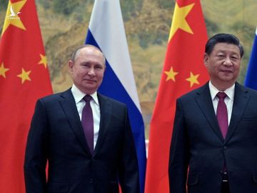 Tổng thống Nga Vladimir Putin và Chủ tịch Trung Quốc Tập Cận Bình hồi tháng 2/2022. 