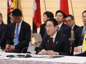 Thủ tướng Nhật Bản Kishida Fumio phát biểu tại hội nghị.