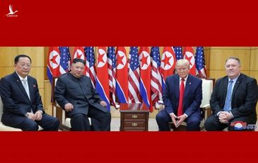 Khoảnh khắc ‘hoàn hảo cho tivi’ của TT Trump và cảnh hỗn loạn phía sau