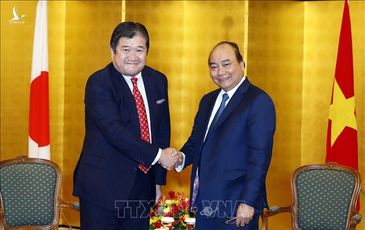 Thủ tướng tiếp lãnh đạo một số tập đoàn Nhật Bản đầu tư, kinh doanh tại Việt Nam