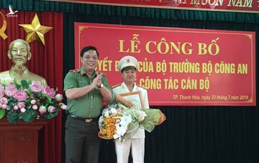 Thành phố Thanh Hóa có trưởng công an mới