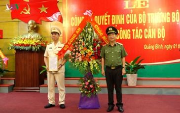 Đại tá Trần Hải Quân được bổ nhiệm làm Giám đốc CA tỉnh Quảng Bình