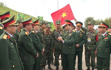 Thượng tướng Phan Văn Giang: “Tôi rất vui về kết quả đua xe tăng”