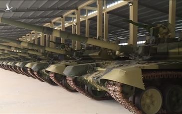 Số lượng lớn xe tăng T-90 của Việt Nam đang trực chiến