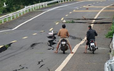 Đường 250 tỉ vừa xong đã nứt toác, hư hỏng trầm trọng: Nhà thầu nói thi công đúng quy trình