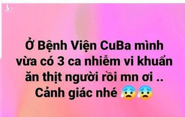 Xuất hiện “vi khuẩn ăn thịt người” ở Quảng Bình chỉ là tin đồn… thất thiệt