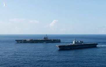 Tàu sân bay Mỹ USS Ronald Reagan xuất hiện ở Biển Đông