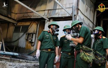 Binh chủng hóa học sẵn sàng vào cuộc tẩy độc thủy ngân kho Rạng Đông